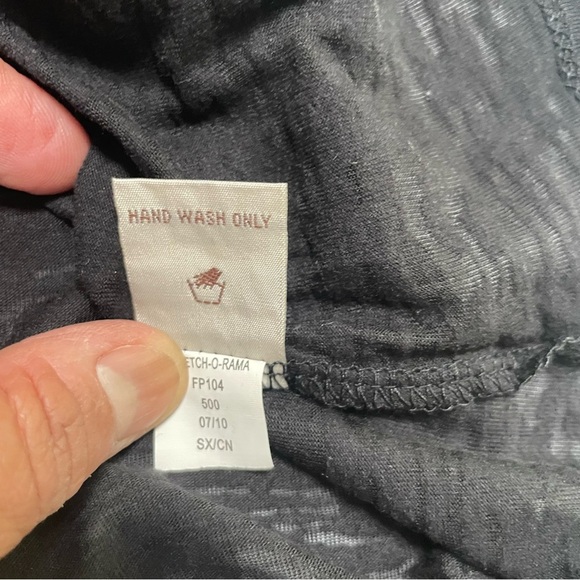 Free Planet Black Smiley Face Rhinestone Graphic Tee L - Picture 8 of 11